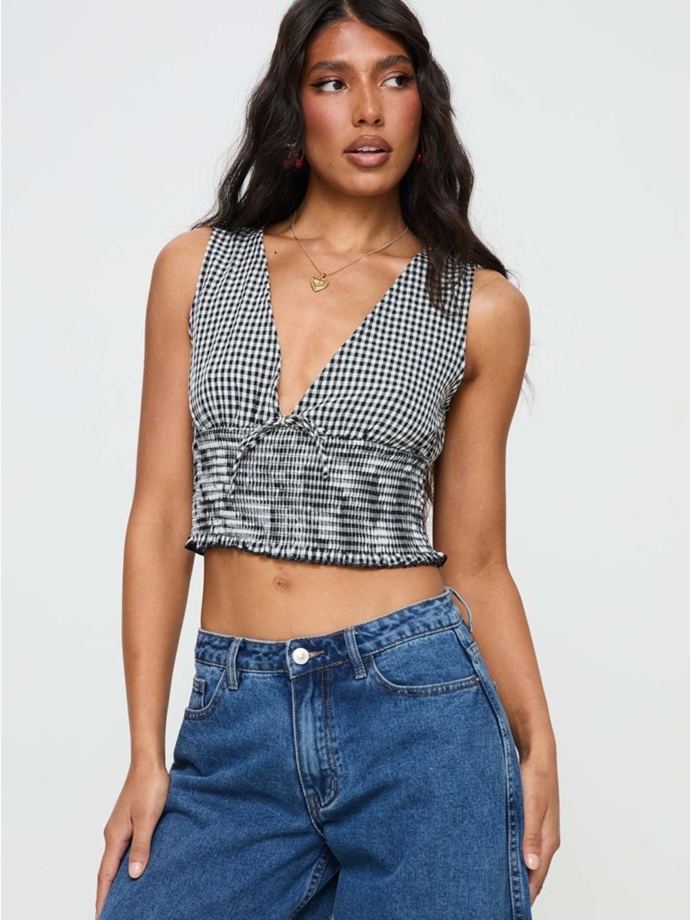 MIXING IT UP TOP BLACK / WHITE